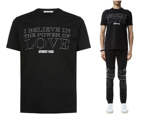 i believe in the power of love givenchy t shirt|Givenchy .